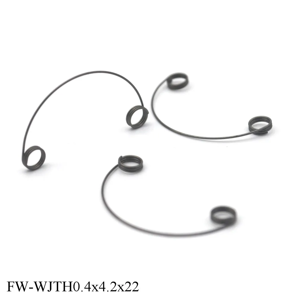 10PCS Wire 0.4mm OD 4.2mm curved spring steel toy semi-circular torsion spring