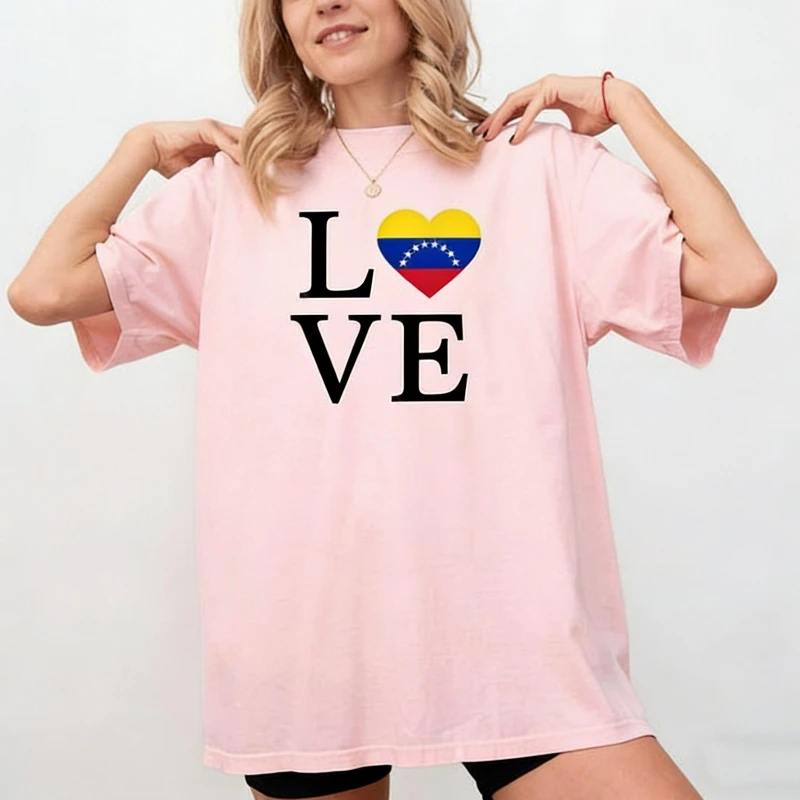 Hasta El Final Tshirt Trendy Venezuela Con Gift for Venezuelan Unisex Shirt Printed T-shirt Tops Crewneck Tops Tee Shirt Short