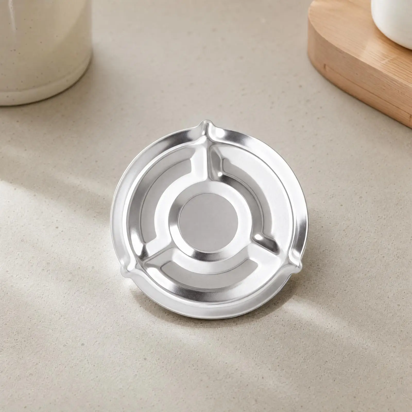 Boil over Prevention Disc Stainless Steel Cookware Accessory Steam Venting Lid Riser for Stockpot Soup Making