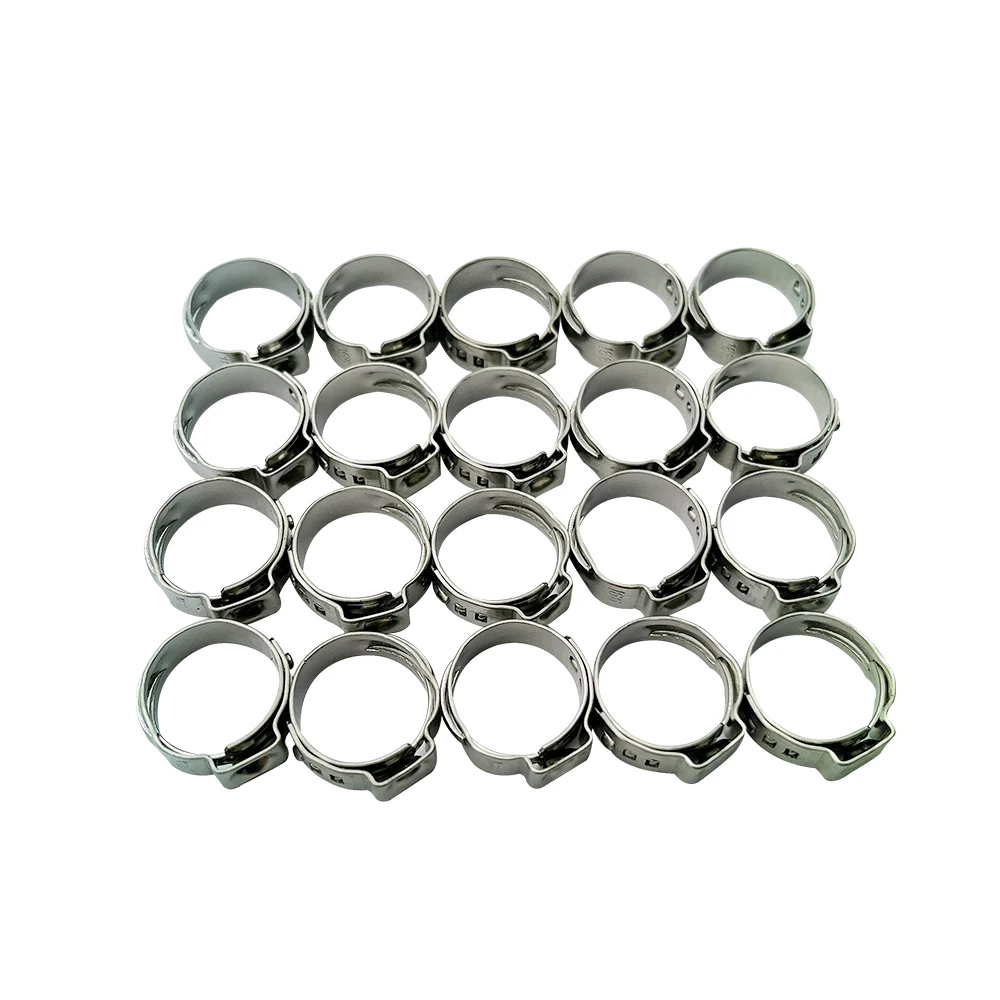 KegLand Stainless Stepless Clamp (Suit 14-16mm OD) 16.5mm--20pcs Per Bag