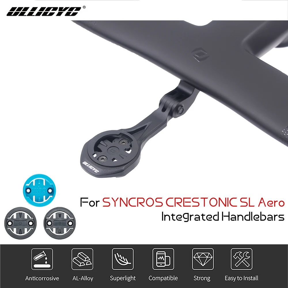 

Переднее крепление для компьютера для SYNCROS Creston Ic Sl Aero, встроенная кабина на руль, совместимая с GOPRO/Garmin/Bryton/Wahoo