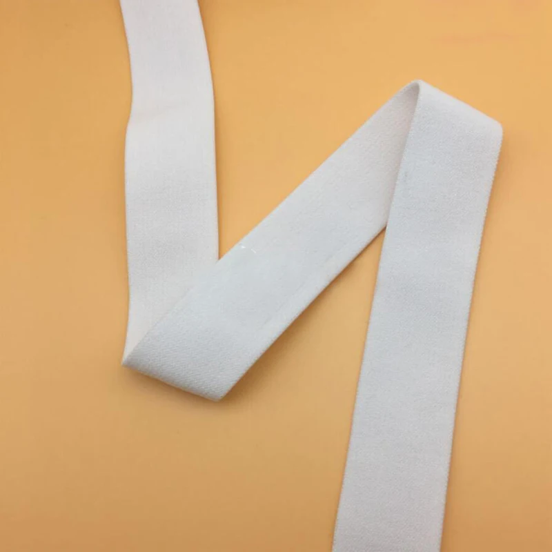 Doll Baby Kids Pants Dress Clothes Sew Protection Material 25mm Soft White Black Double-sided Velvet Elastic Band