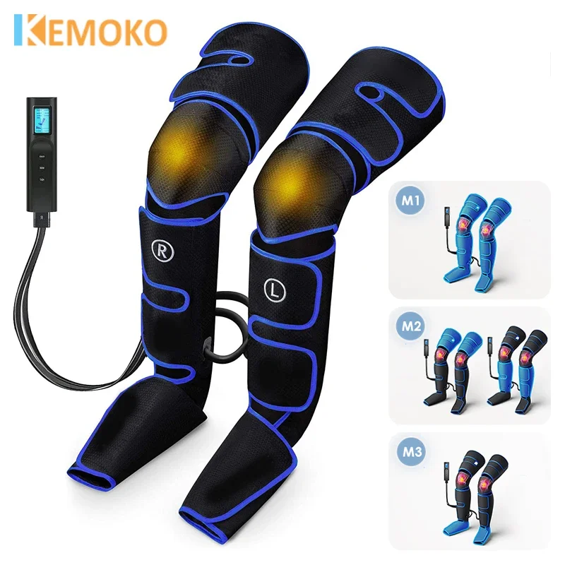 

6 Modes 360° Foot Air Pressure Leg Massager Promotes Blood Circulation Muscle Relaxation Lymphatic Drainage Relieve Health Care