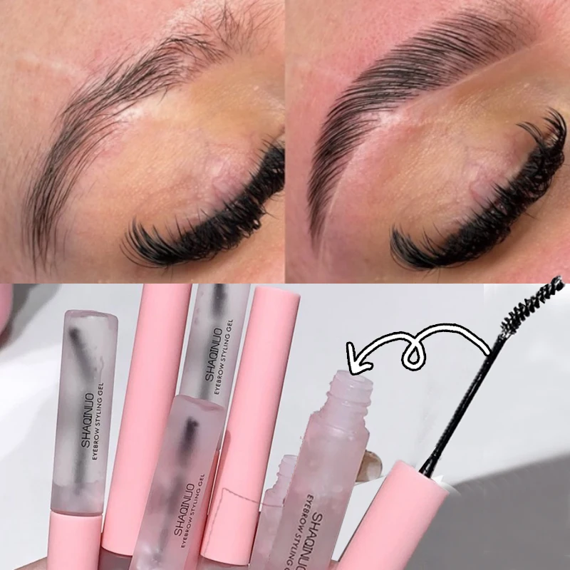 Eyebrow Styling Gel Waterproof Transparent Quick Dry Long-lasting Lifting Setting Eyebrow Wax Liquid Eyebrows Enhancers Makeup