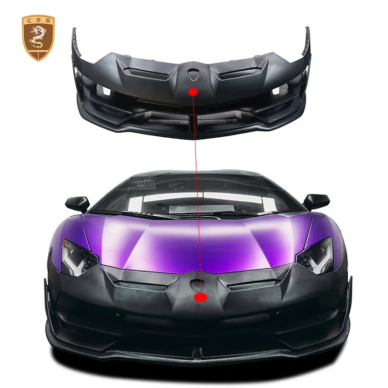 

Car Front Bumer Guard For Lamborghini Aventador LP700/LP720/LP750 SVJ Style Carbon Fiber With FRP Exterior Surrouding Kits