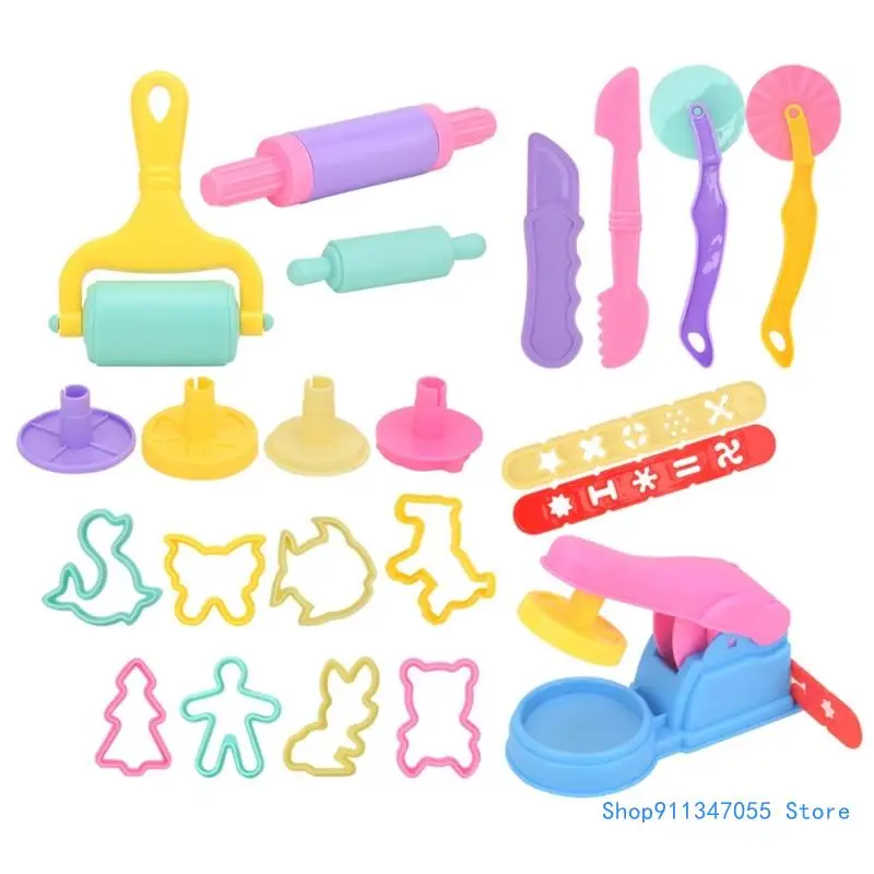 

Educational Pretend Play Kitchen Toy for Kids Animal Molds Kids Dough Toy Perfect for Hands on Learning&Play Drop shipping