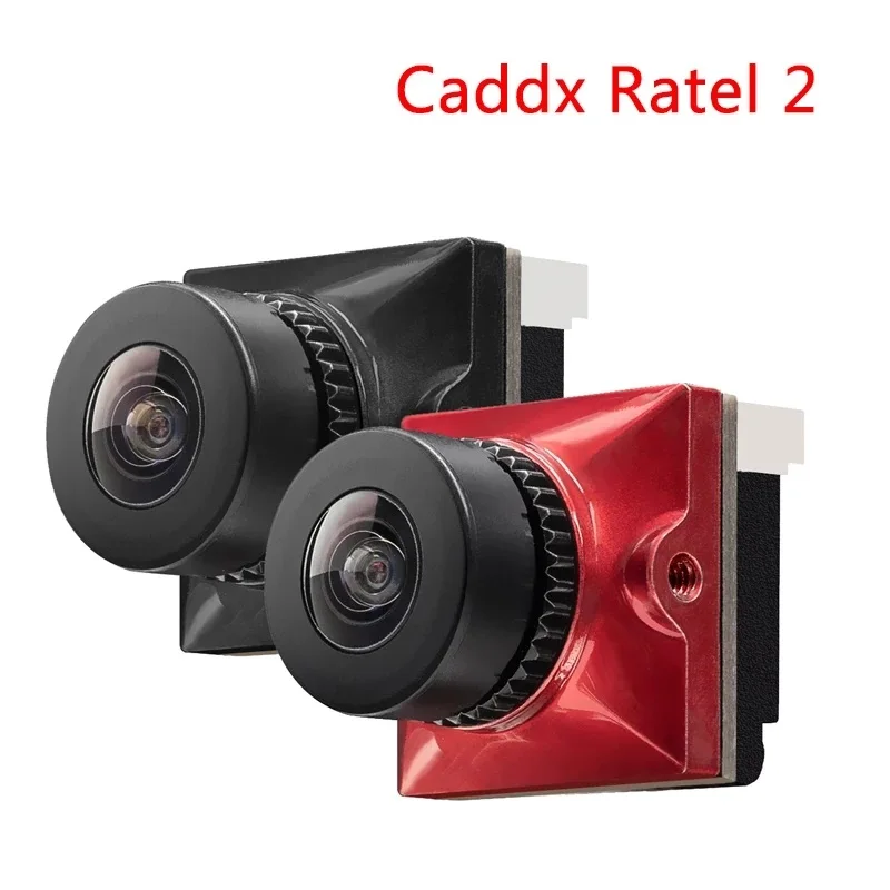 

Caddx Ratel 2 V2 FPV Camera Ratel2 2.1mm Lens 16:9/4:3 NTSC/PAL Switchable 19*19mm Super WDR for FPV Racing Drone