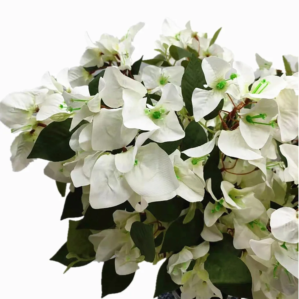 New Arrival 6pcs Silk Bougainvillea Glabra Artificial 3 Forks Bougainvillea Spectabilis Flower Branches