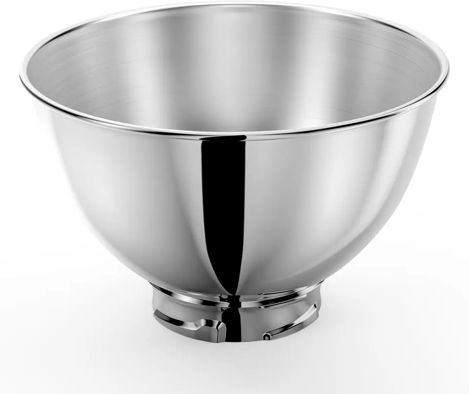 KitchenAid 틸트 헤드 4.5qt 5qt 스탠드 믹서용 3쿼트 스테인레스 스틸 보울, KitchenAid Artisan Mini 3.5QT와 호환되지 않음 썸네일 7