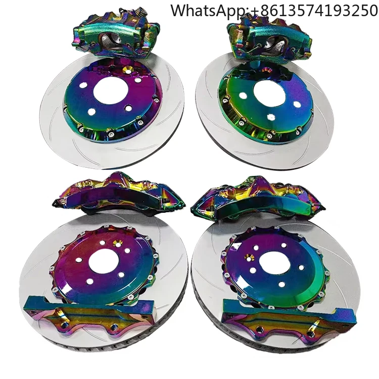 Kit de Frenos de Alto Rendimiento con Pinzas de 6 Pistones para Ruedas Delanteras de Automóviles, Rotor 355 380 para Geely, Mazda 6, Cx5, Audi B5, Genesis GV80, VW MK2