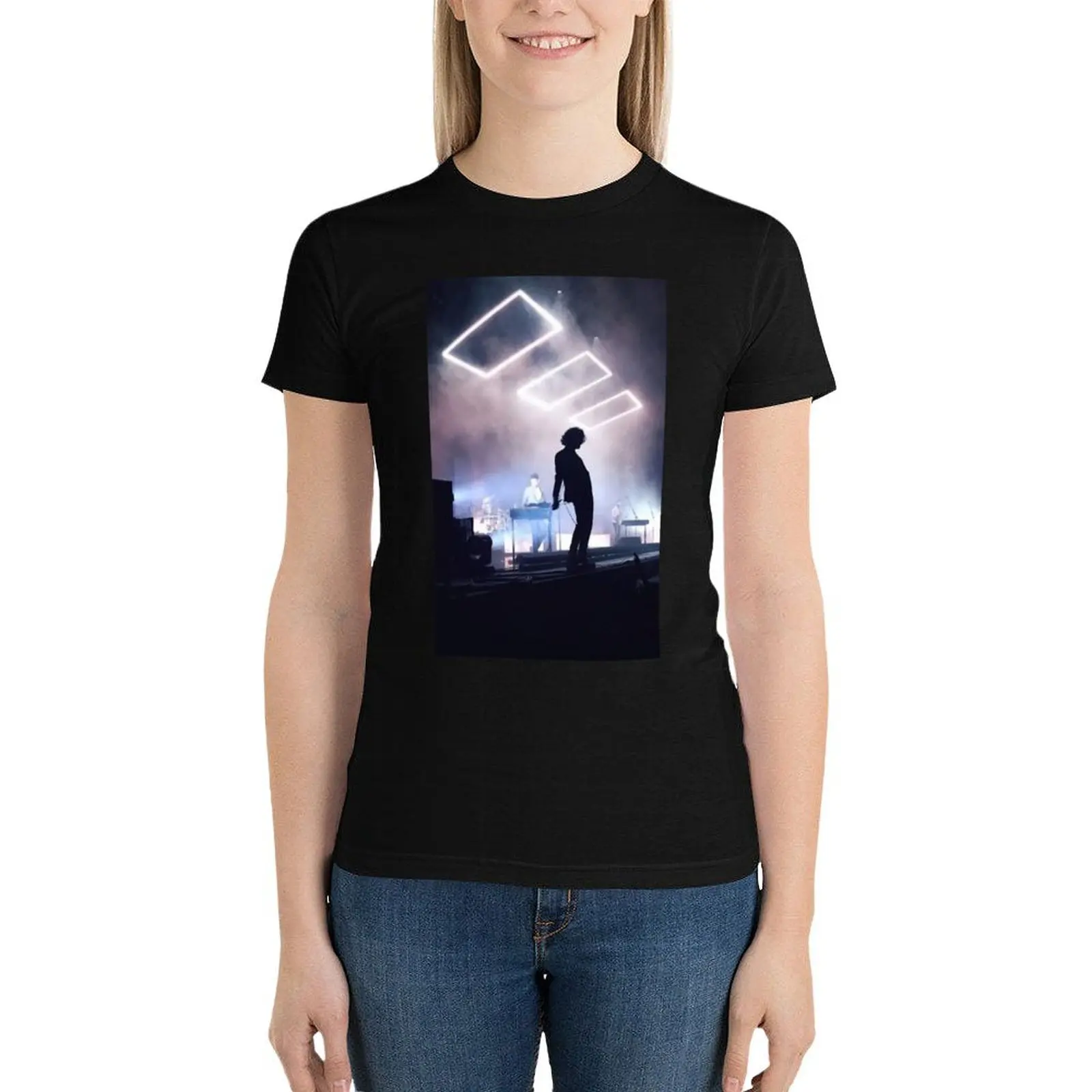 

the 1975 T-Shirt Female clothing plus size tops t-shirts for Women loose fit