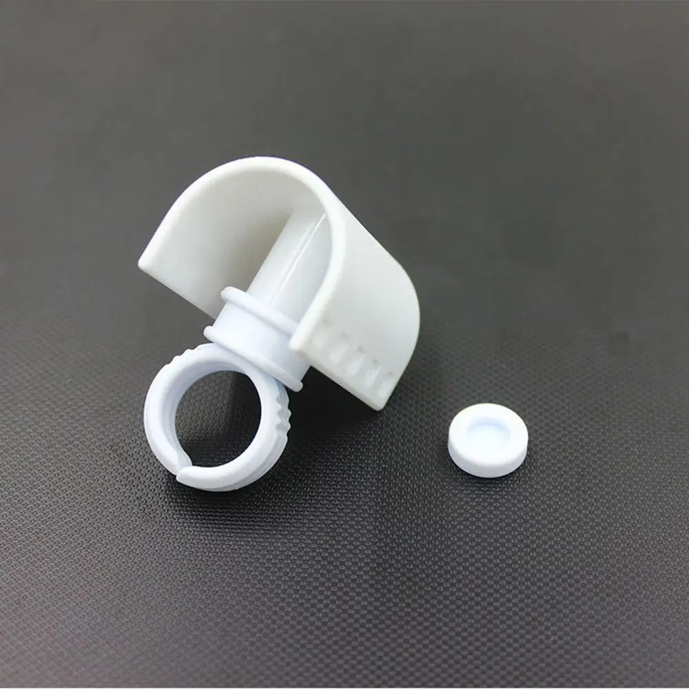 Paleta adhesiva para pestañas, herramienta de extensión de pestañas, soporte de anillo de pegamento
