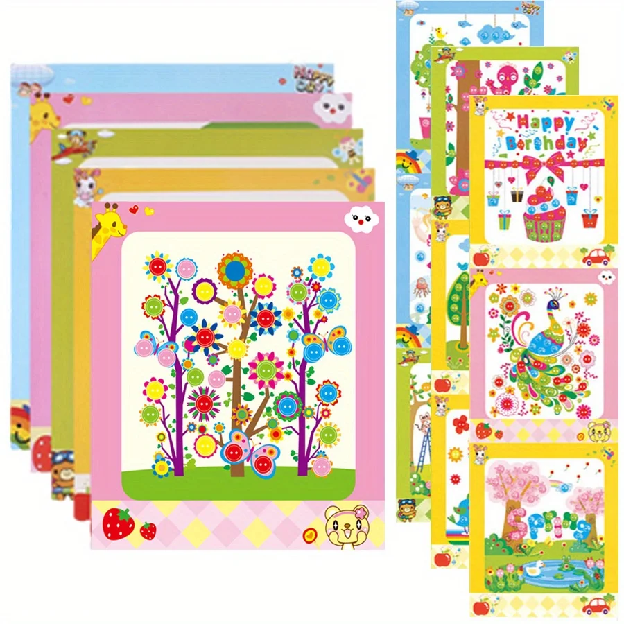 5/10Pcs Button Mosa…