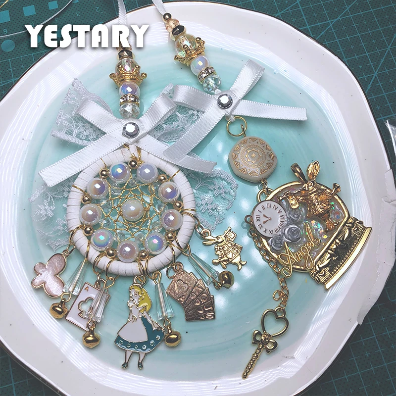 YESTARY BJD Doll Accessories For Blythe Size Handmade DIY Doll Eye Changing Pull Ring Dream Catcher Pull Rope For BJD Toys Gifts