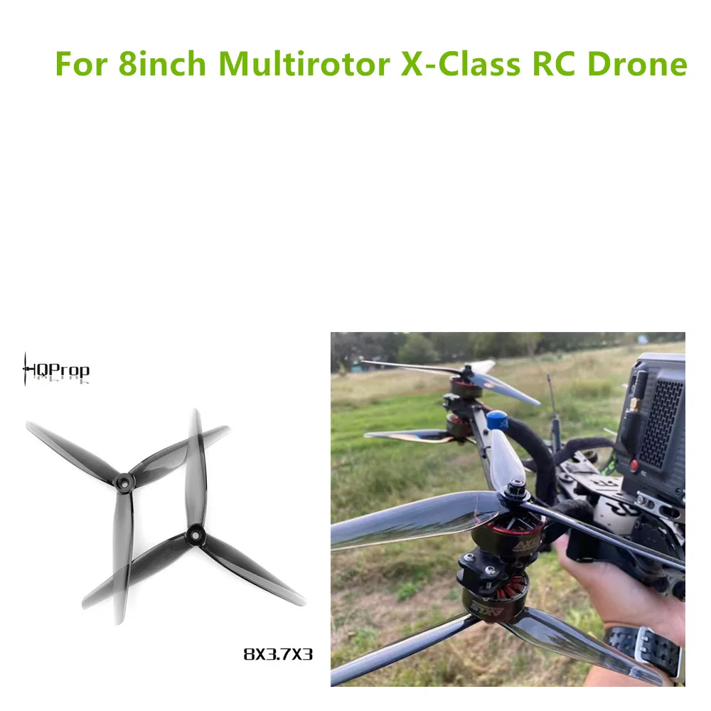 

HQDrop 8X3.7X3 Propeller , Unmanned Aerial Vehicle For Crossing 8-inch Crossing, FPV Propeller Blade