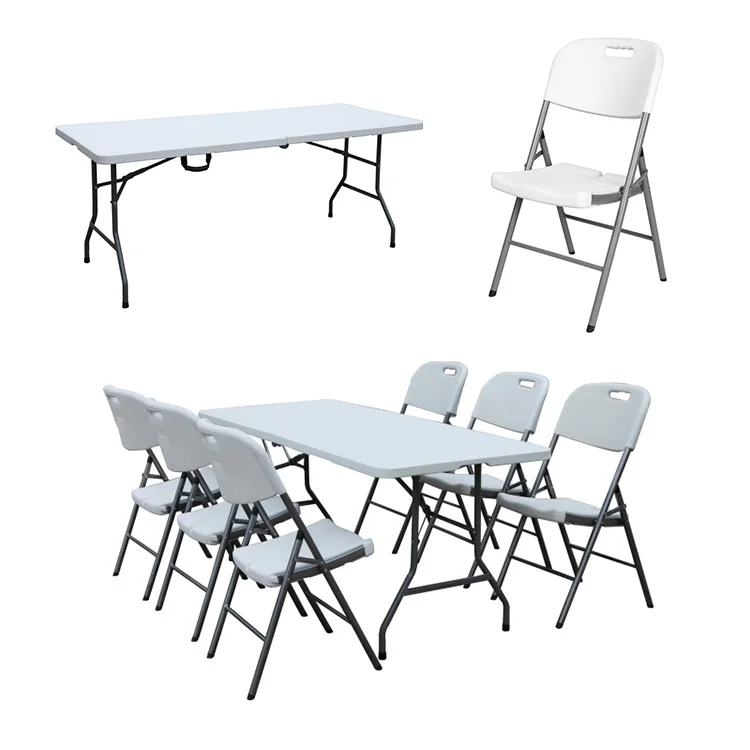

Outdoor Folding Plastic Chair And Table