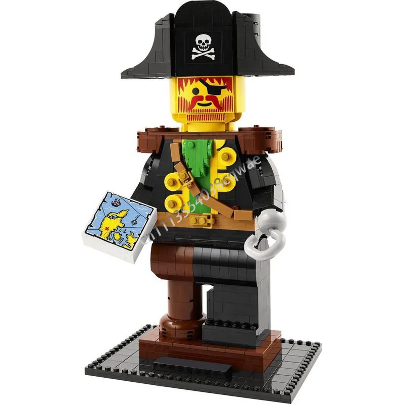 Hot Pirate Baby Tribute MOC Creative Character Figure Model Custom Puzzle DIY Assembly Educational Blocks Toy Collection Gift - view 3