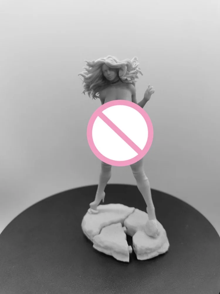 Charmant Meisje Nsfw diy 1/24 Schaal Hars Monteren Model Kit Ongemonteerd en Ongeverfd sculptuur speelgoed