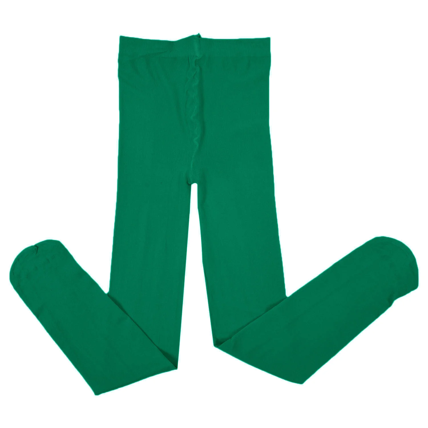 T80C Baby Kids Girls Velvet Tights Leggings Pantyhose Underpants Trousers Dark Green