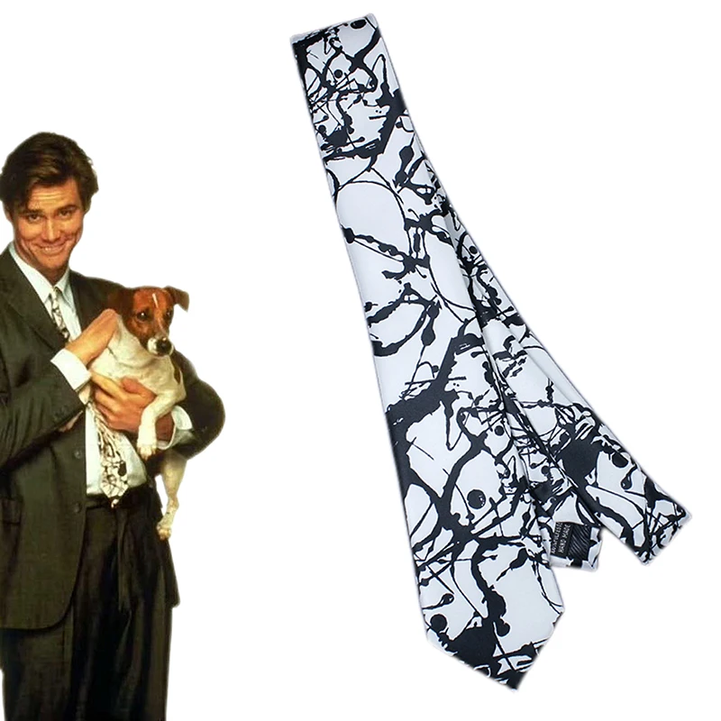 

Movie The Mask Stanley Ipkiss Jim Carrey Cosplay Tie Irregular Pattern Adult Men Women Halloween Carnival Accessories Prop Gifts