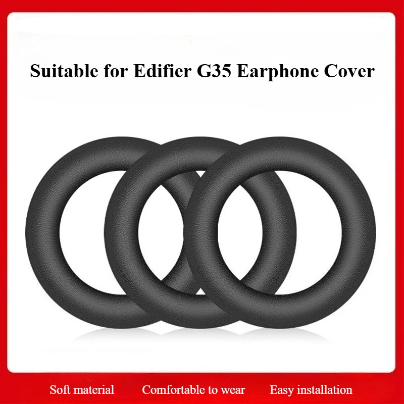 Almohadillas para Auriculares Compatibles con Edifier G35, Cubierta para Auriculares G35 Wind Blade, Almohadillas de Esponja para Auriculares de Diadema