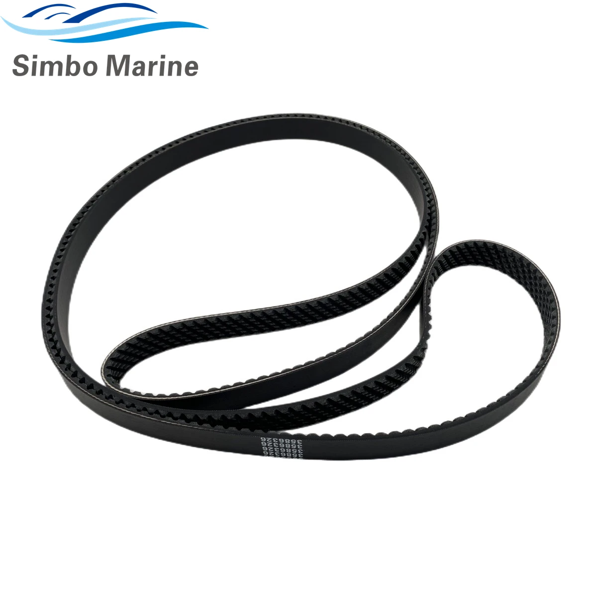 

3586326 Serpentine Alternator Water Pump Belt for Volvo Penta 4.3 5.0 5.7 L Mairne Engines