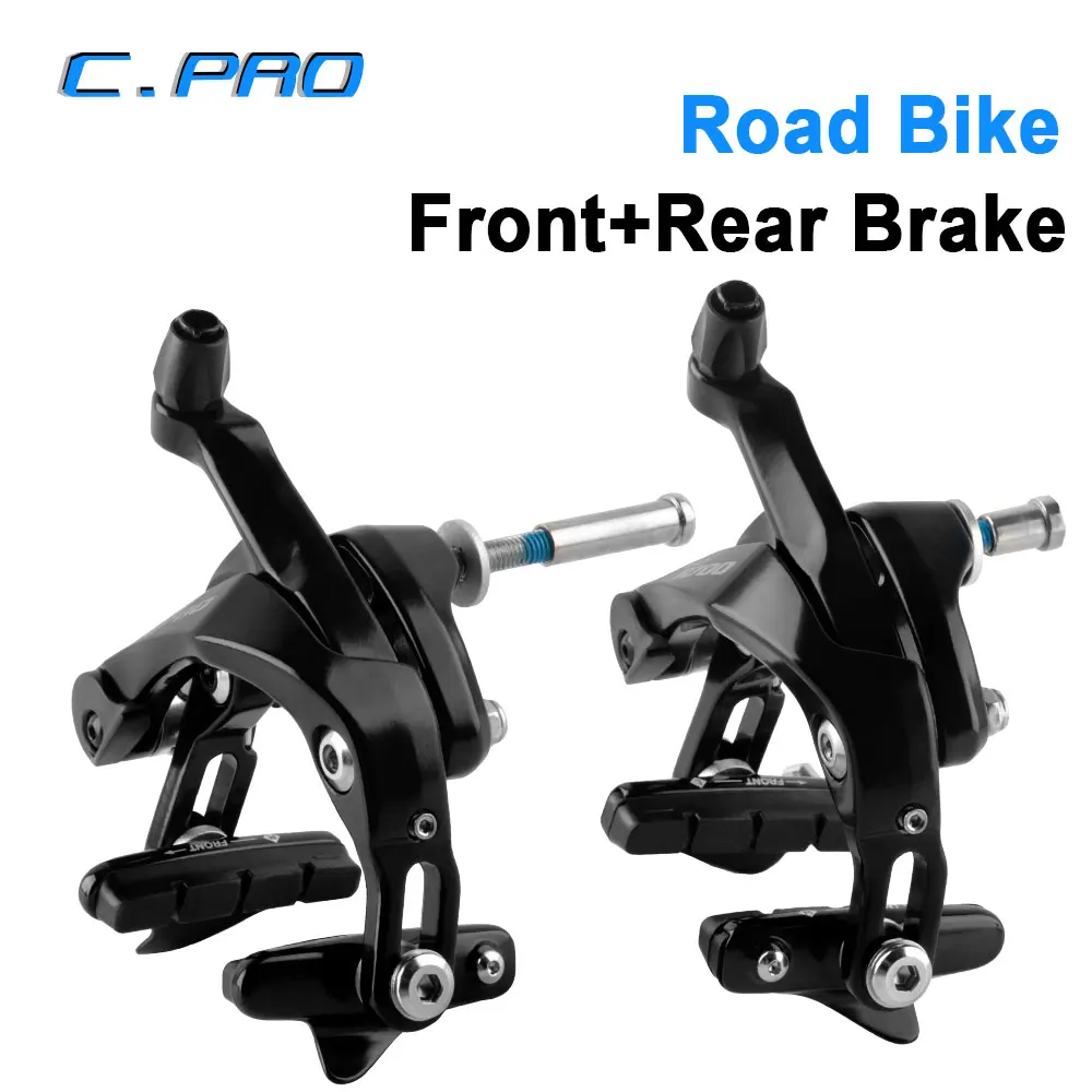 

C-Pro Road Bike Rim Brake Caliper Set Front Rear Dual Pivot Bicycle Mechanical Brakes for Speed Bike for Shimano 105 R7000 6800