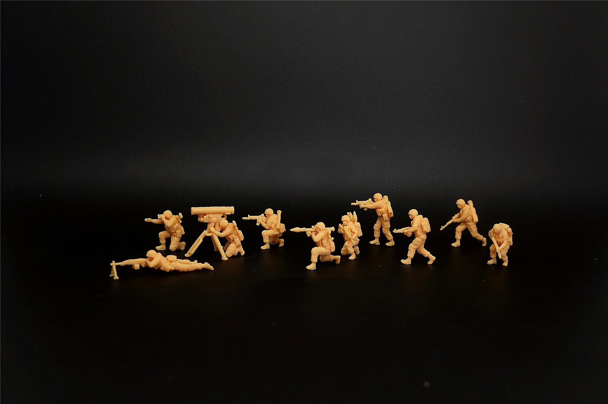 1/72 Modern Russian Army Attack Squad 10 Person Genome (3D Printed Soldier)