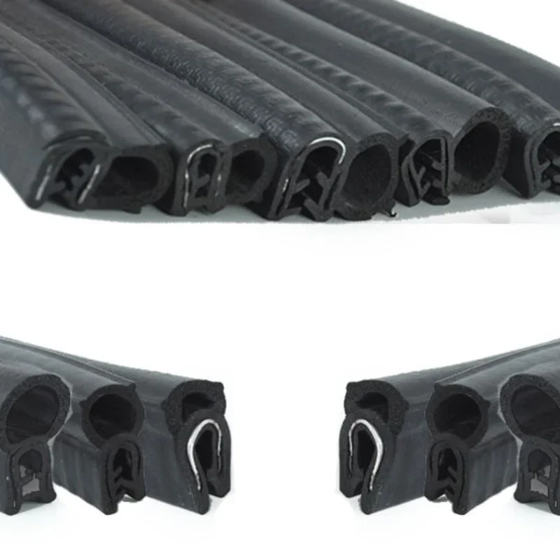 

2 м U-образная резиновая уплотнительная лента для предотвращения столкновений, звукоизоляционная уплотнительная лента для дверного шкафа автомобиля с 20 различными моделями