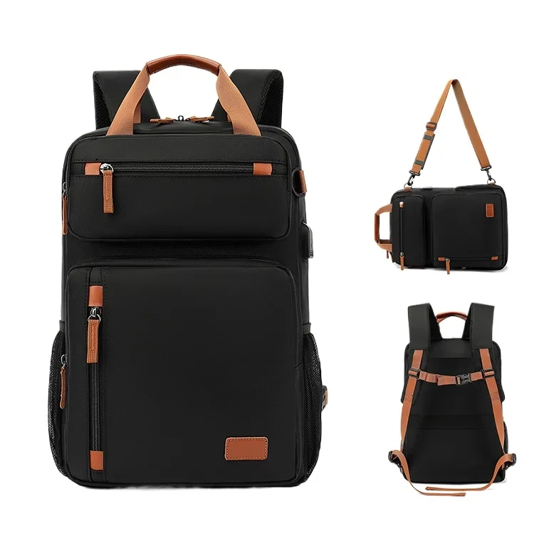 Casual Business Men's Computer Backpack 15.6 Inch Laptop Backpack Waterproof Oxford Cloth Anti-theft Travel Backpack