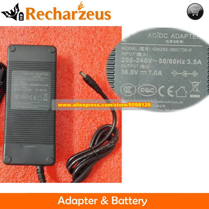 

Адаптер переменного/постоянного тока GM250-3600700-F, 36В 7А, блок питания для оборудования для очистки воды, 200~240В