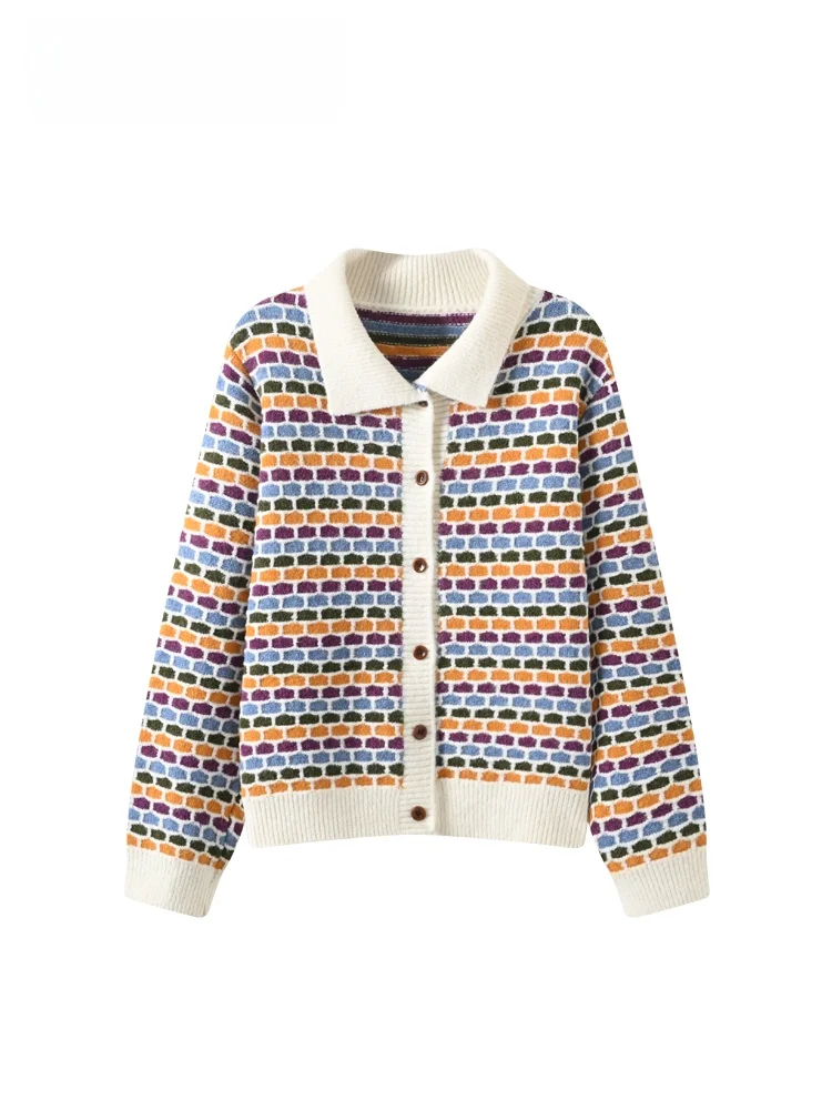 

Теплый вязаный длинный свитер Sve Ne для женщин больших размеров, осень-зима, новый Sle Lazy Sle, удобная внутренняя одежда