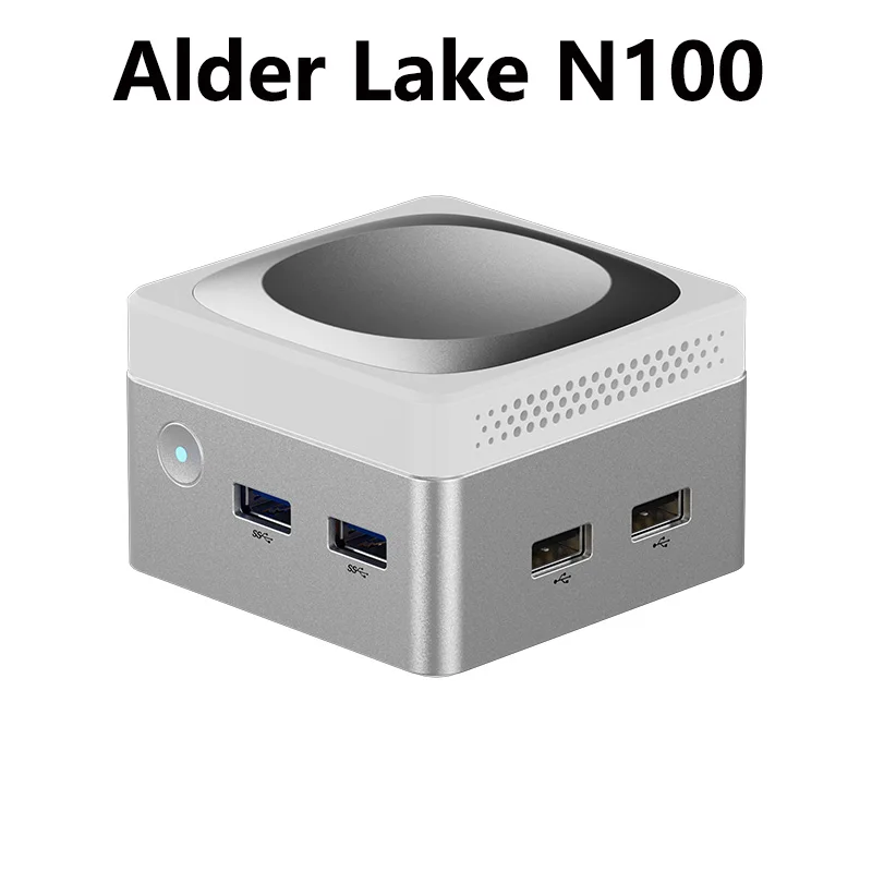 SZBOX Alder Lake N100 MINI PC DDR5 4800Mhz 12GB 512GB SSD Windows 11 Pro WIFI BT Desktop Pocket Gamer Computer