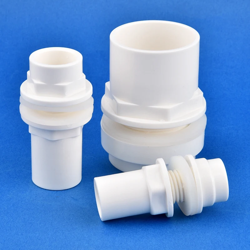 1~5Pcs 20~50mm PVC Pipe Connector White Fish Tank Pipe Drainage Connector Garden Drain Pipe Adapter Water Supply Pipe Fittings