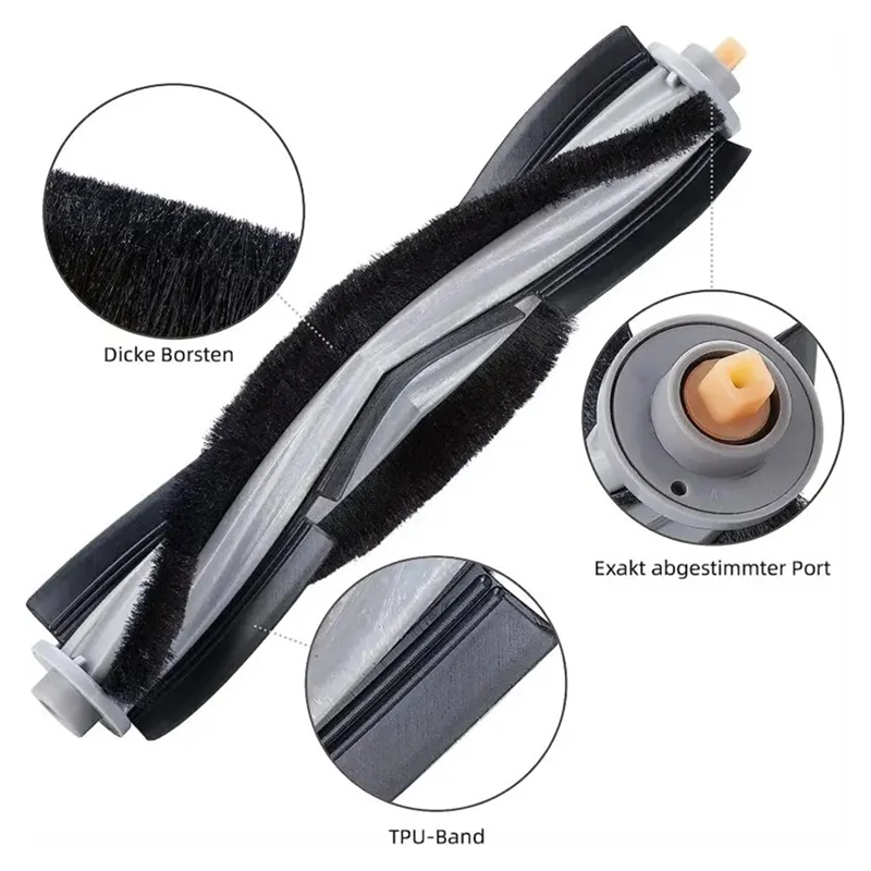 HLZS-For Ecovacs Deebot T10 Turbo X1 OMNI قطع غيار مكنسة الفرشاة الجانبية الرئيسية #2