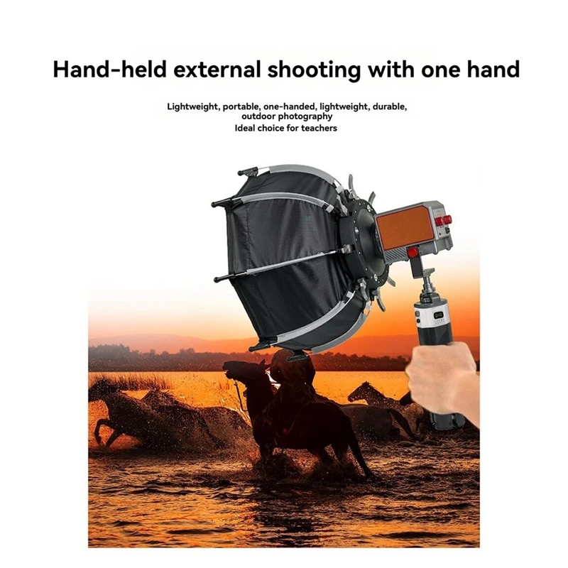 N85R-Mini Tragbare Octagon-Regenschirm-Softbox + Honeycomb Grid Outdoor-Flash-Softbox