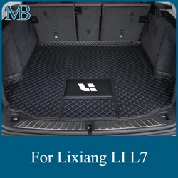 For Lixiang LI L7 Trunk Mats Accessories Rear Boot Liner Trunk Cargo Mat Tray Floor Carpet Mud Pad Protector Cargo Liner