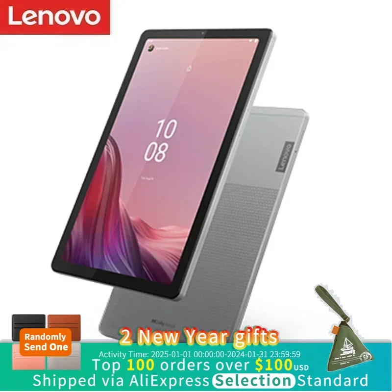 Global firmware Lenovo Tab M9 (9″ MTK) Pad K9 MediaTek Helio G80 Tablet 9-inch Portable 4G+64G Android Arctic Grey LTE 4GB 64GB