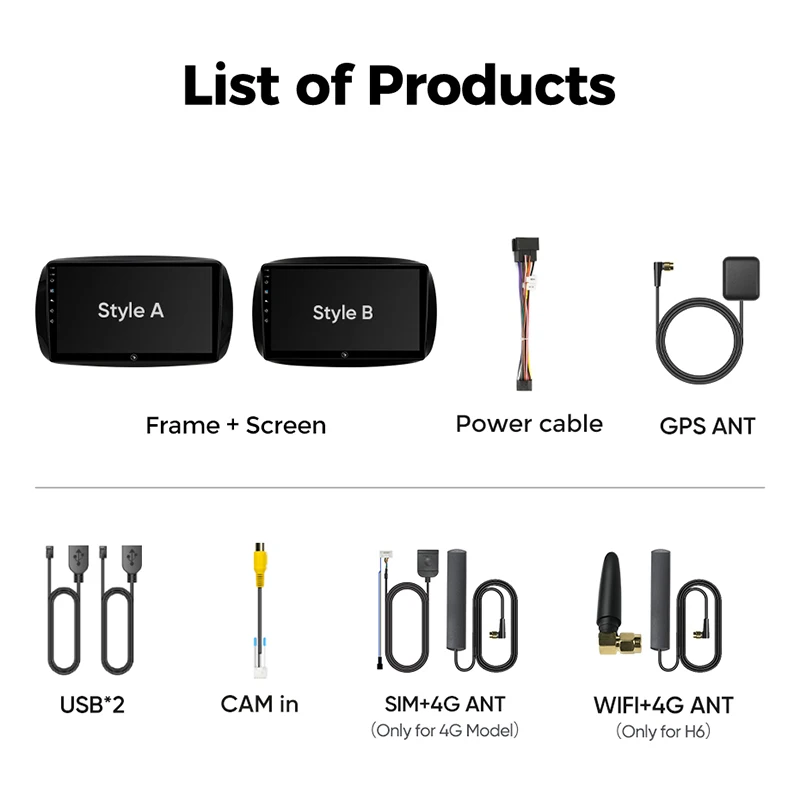 Radio para coche Ainavi Android para Mercedes Benz Smart Fortwo 453 2016-2020, Carplay inalámbrico, Android Auto, reproductor multimedia 4G para coche, navegación GPS, SWC, BT5.0, HD IPS, salida HDMI, MP5, FM, AM, RDS, giroscopio, autorradio 2 DIN. 5