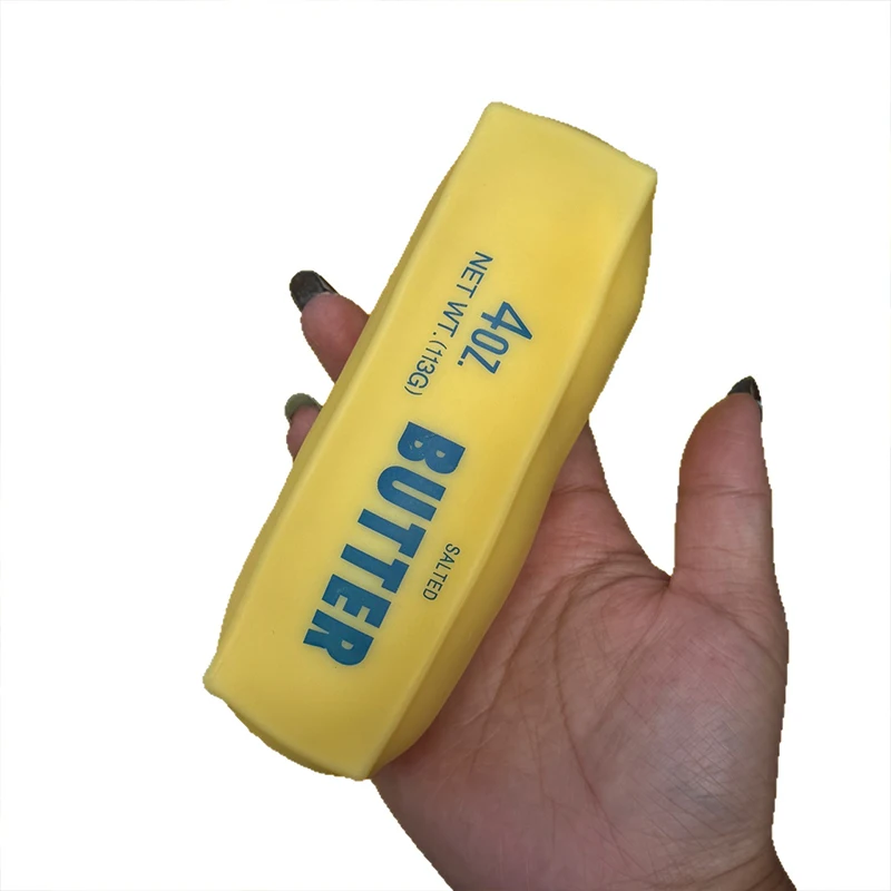 Butter Stick Squishy Stress Ball Fidget Toy Crunchy Squeeze Toy Round Blocks Filled ASMR Anti Stress Release Hand Relax Gift Toy image 3
