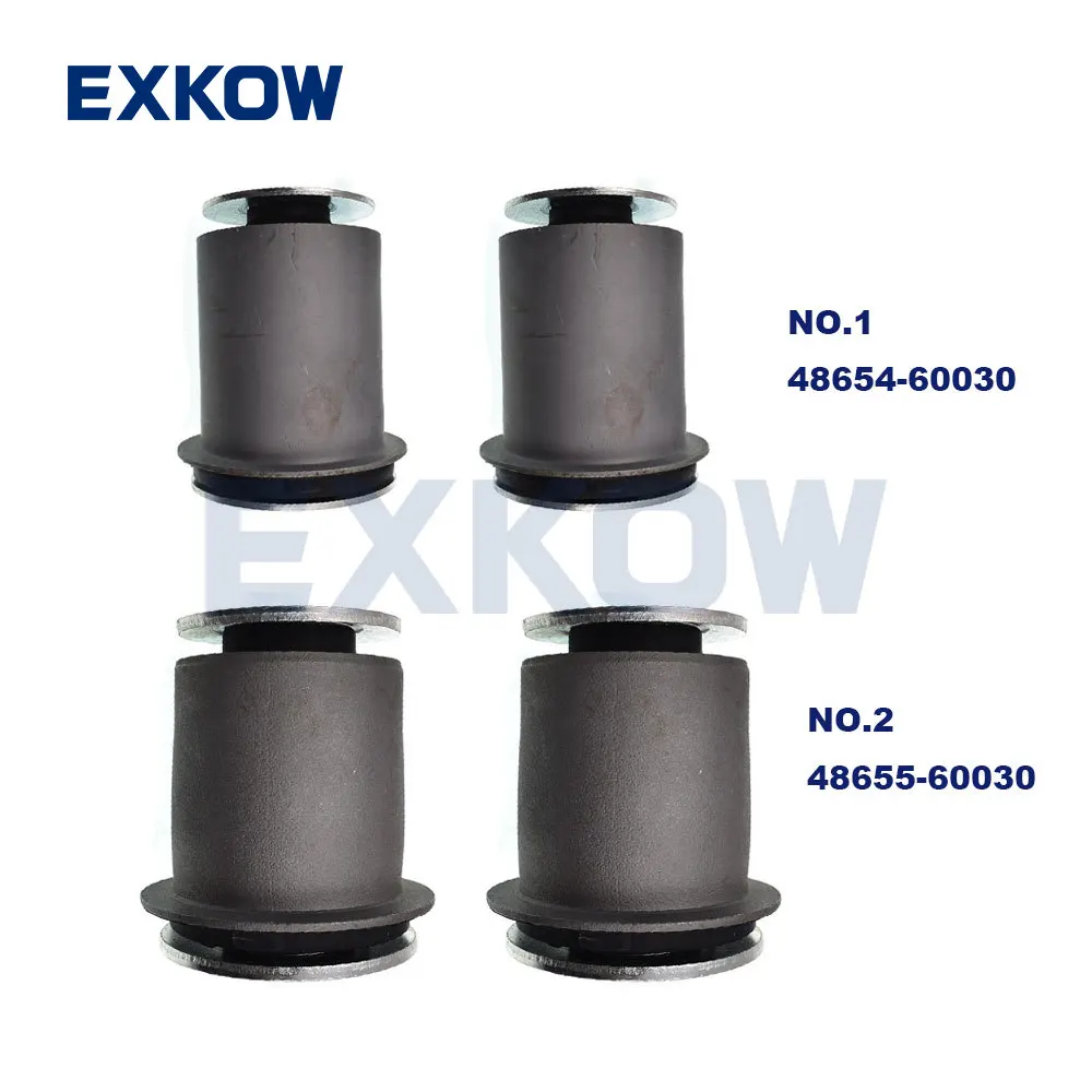 Front Suspension Lower Arm Bushings for TOYOTA LAND CRUISER PRADO GRJ12#,KDJ12#,RZJ12#,TRJ12#,VZJ12# 48654-60030 48655-60030