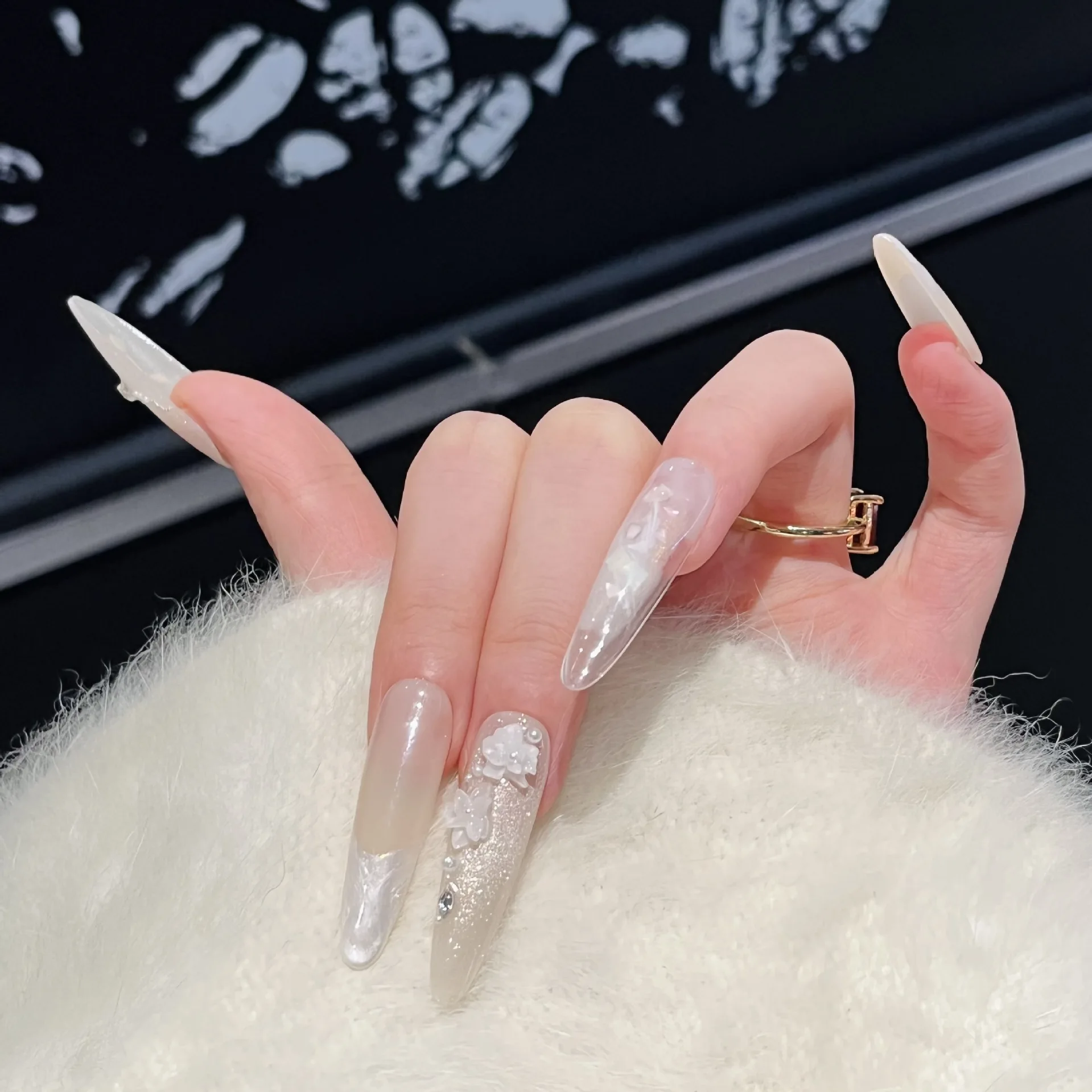 Press On Nails 10 шт. фиолетов – обзор и цена Resin Art And Deco