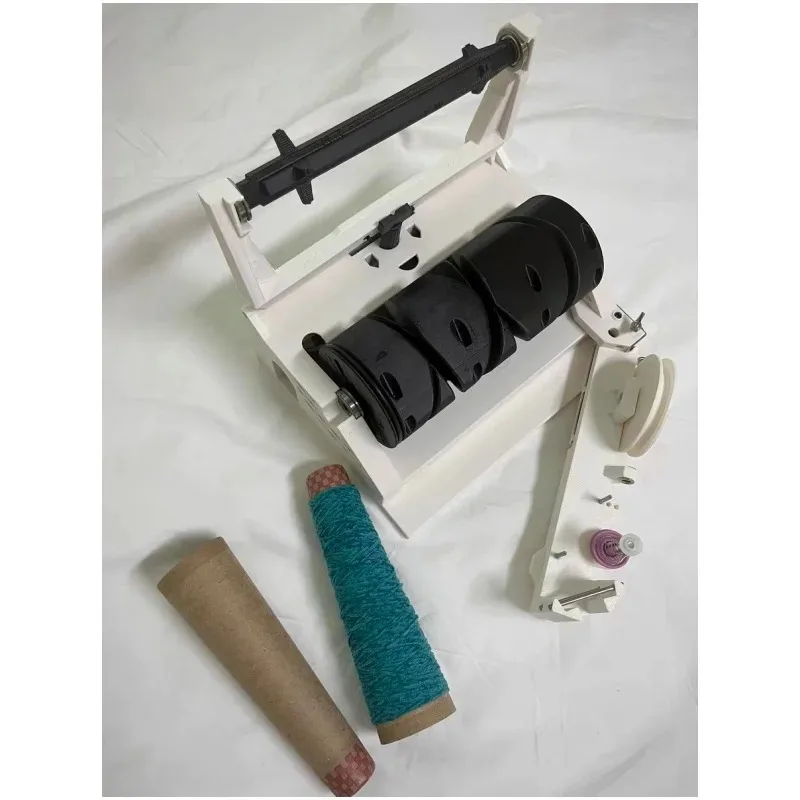 Portable Mini Yarn Winding Machine with Length Calculator and Weight Detection Desktop Electric Yarn Rewinder