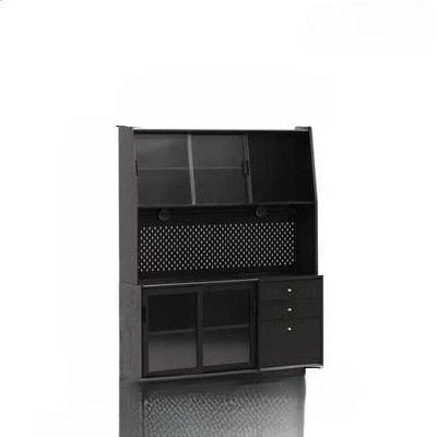 

Retro style solid wood dining side cabinet, wall kitchen locker