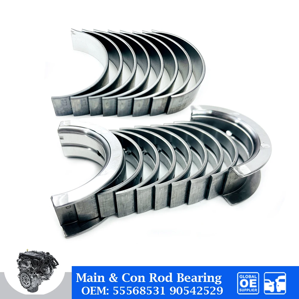 

Engine Crankshaft Main & Connecting Rod Bearing For Chevrolet Cruze Buick Encore 2013 1.4T Car Accessories STD 55568531 90542529