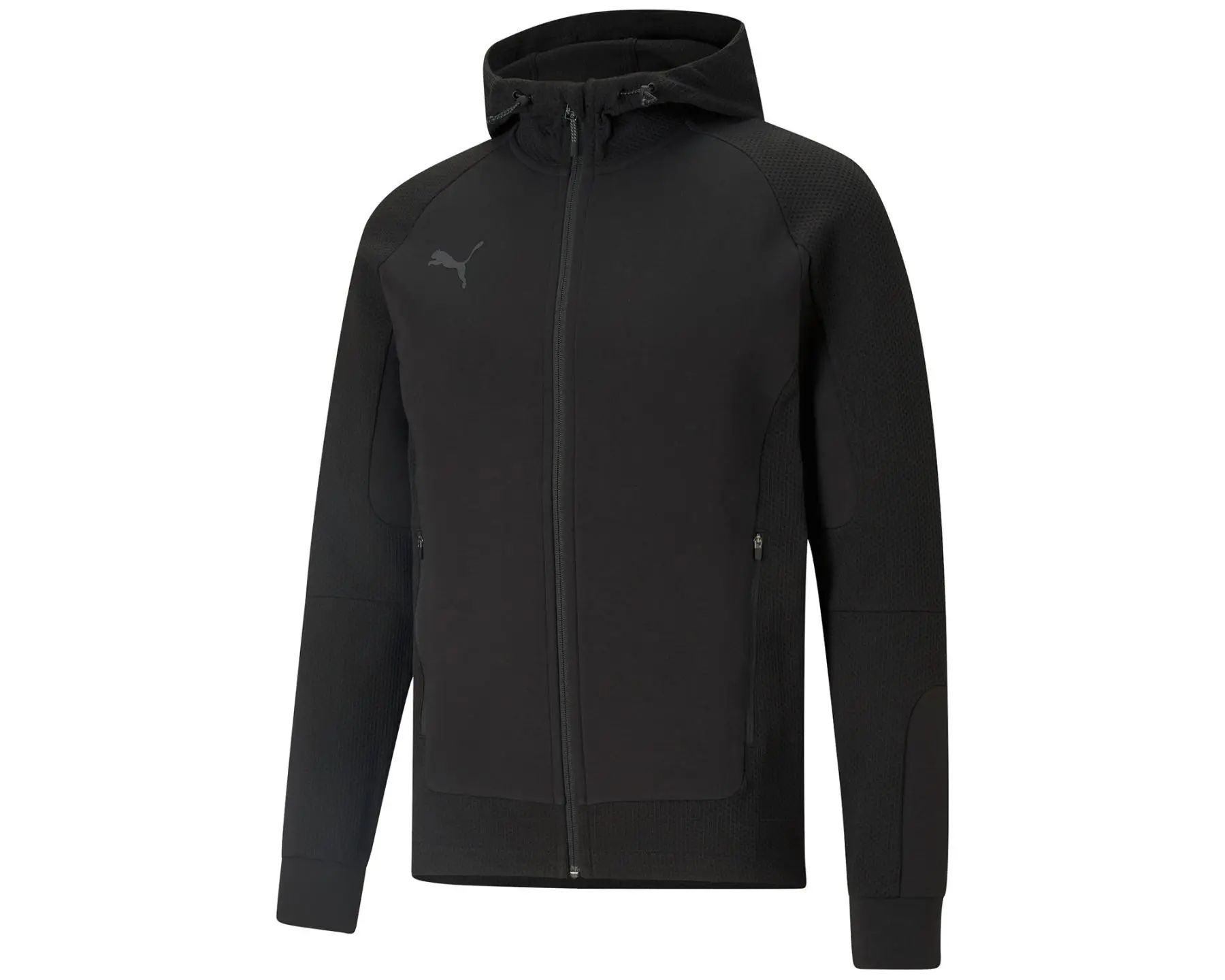 Jaket Tudung Kasual Teamcup Asli Puma Kaus Latihan Pria Jaket Lari Kebugaran Pakaian Gym Hoodie Pencegah Ruam