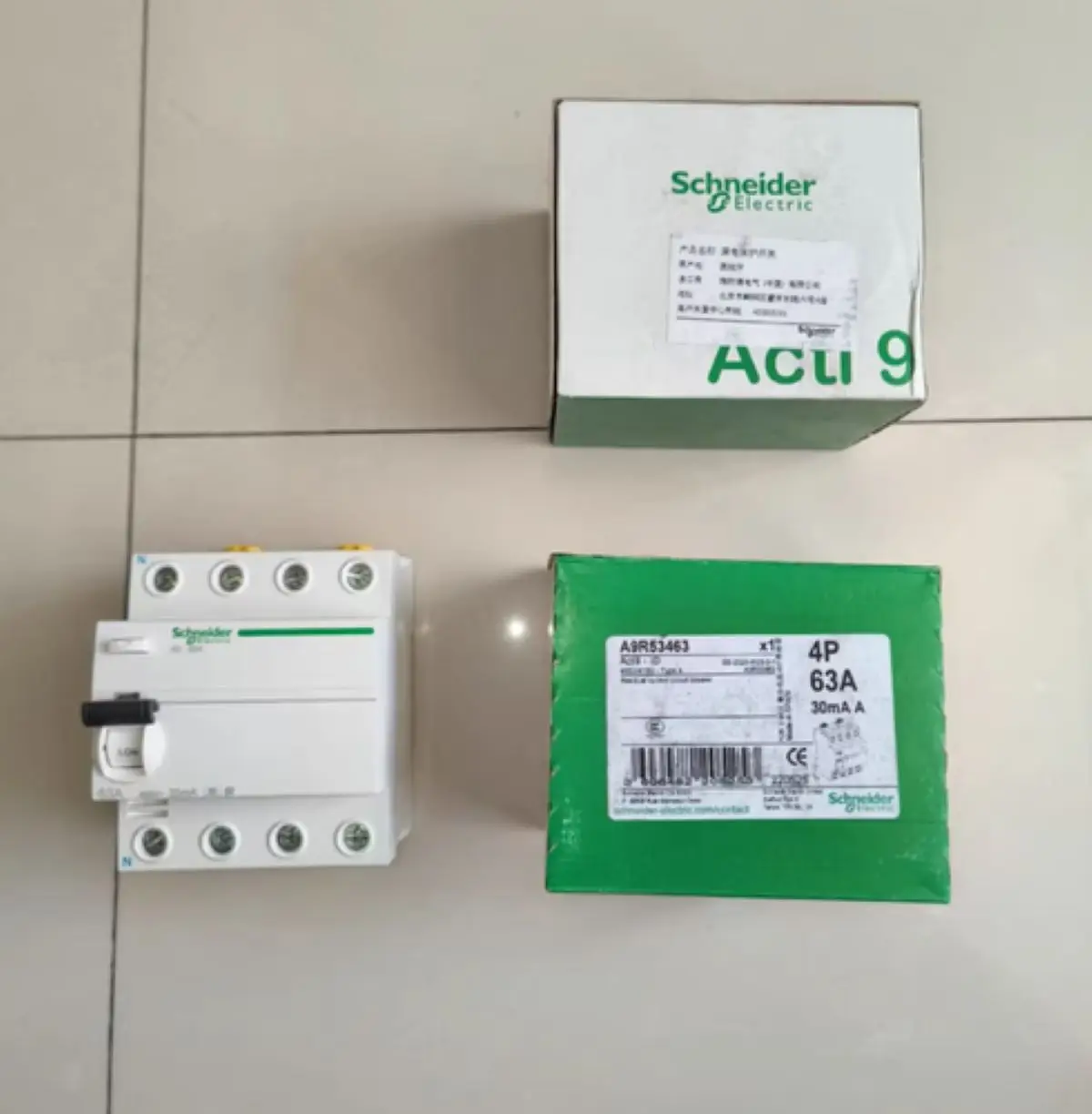 

A9R53463 iID 4P 63A 30mA A RCCB Circuit Breaker