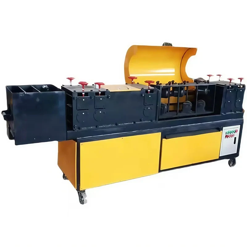 High Quality Steel Pipe Automatic Straightening hine With Motor Efficient Rust And Dust Remover
