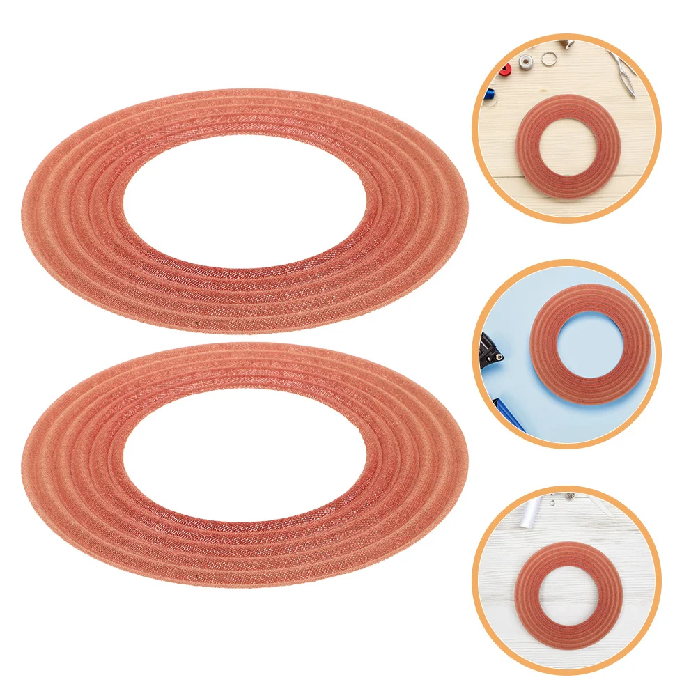 

2Pcs Speaker Repair Kit Bass Parts Replacement Accessories Clear Sound Precision Design DIY Enthusiasts Home Car Audio Systems
