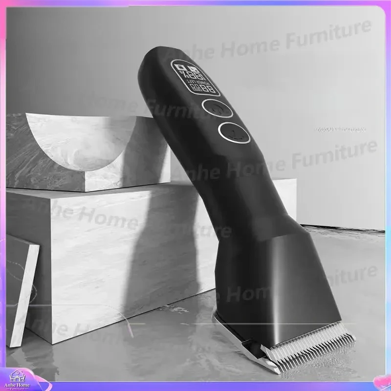 Cordless Pet Grooming Scissors Low Noise Rechargeable Dog Cat Hair Clipper Professional Plastic Trimmer Replaceable Blade